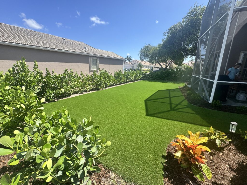 how to clean artificial grass delray beach